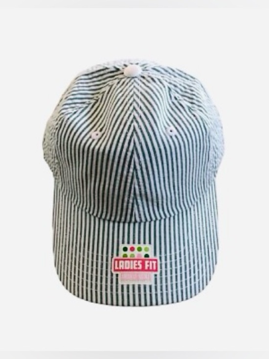 American Needle Accessories - American Needle Womens NEW Ladies Fit White Green Stripe Golf Baseball Cap Hat.